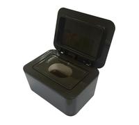 scatola bagnata, Dispenser di salviette trasparenti ricaricabili multicolori con coperchio sigillante facile da aprire e chiudere(Coffee)