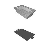 Scatola Batteria AA per Terreni 28mm Scenari Wargame Edifici Supporto