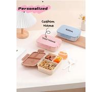Scatola bento personalizzabile con coperchio a ribaltamento, scatola pranzo con scomparti, scatola pranzo pieghevole portatile per studenti, scatola pranzo da viaggio e asporto, essenziale per il rito