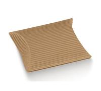 Scatola bomboniera Tipo Busta Onda Avana 17 x 13 x h 4 cm n 10 pz Art 35019