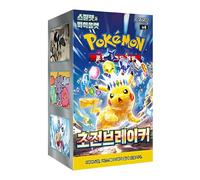 Scatola booster Pokemon coreana Surging Sparks | 30 buste booster di scintille coreane | Interruttore super elettrico | 30 pacchetti Pokémon | Titan Cards Authenticated