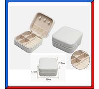 Scatola Box Custodia Portagioie Porta Orologi Bracciali Gioielli Bianco da Borsa