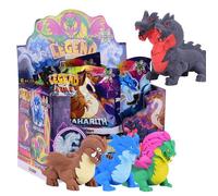 SCATOLA BOX DA 10 BUSTINE LEGEND OF ANIMALS DRAGON KINGDOM SBABAM