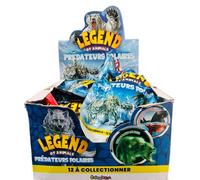 SCATOLA BOX DA 12 BUSTINE LEGEND OF ANIMALS PREDATORI POLARI SBABAM