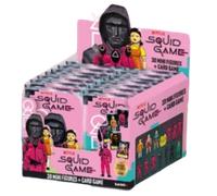 SCATOLA BOX DA 15 BUSTINE SQUID GAME NETFLIX 3D MINI FIGURES + CARD GAME DIRAMIX