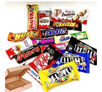 Scatola Box Idee Regalo Feste Natale Snack Dolci Salati Kinder Ferrero Kitkat