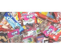 Scatola Box Idee Regalo Feste Natale Snack Dolci Salati Kinder Ferrero Kitkat