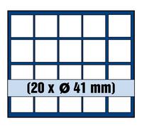 Scatola box monete Neo Smart Blu Look Schubladenelemente 250x195x17 MM 30