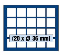 Scatola box monete Neo Smart Blu Look Schubladenelemente 250x195x17 MM 30