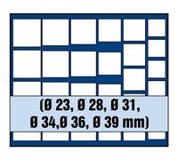 Scatola box monete nova Smart Blu Schubladenelemente Safe 250x195x17 MM 30