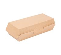 Scatola Box Panino Avana Carta 26,5x12,2x7h cm 50pz - GarciaDePou - Fastfood