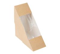 Scatola Box Tramezzino Carta Avana 12,4x12,4x5,5h cm 50pz - Garcia de Pou - Bar