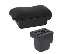 Scatola Bracciolo Auto Bracciolo Centrale Scatola Di Immagazzinaggio Della Console Per Ford Per Focus 2 MK2 2005-2010 2011(C2 Black Line)