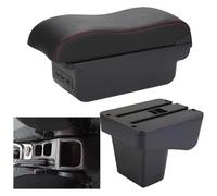 Scatola Bracciolo Auto Per Suz&uki Per Vitara Center Console Organizer Braccioli Scatola Portaoggetti Braccioli Accessori Interni(04-b1-black-red-3usb)