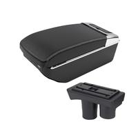 Scatola Bracciolo Auto Scatola Portaoggetti Accessori Interni Con Usb Per Citroen Per C-Elysee Contenitore portaoggetti console centrale(A3 Nero bianco 7 USB)