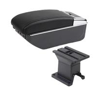 Scatola Bracciolo Per Auto Scatola Portaoggetti Centrale Centro Parti Interne Con Accessori USB Per Toyota IQ BLNETU(C2 black line 7USB)