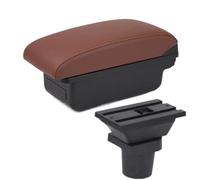 Scatola Bracciolo Per Auto Scatola Portaoggetti Centrale Dettagli Interni Con Accessori USB Per Toyota Per RAV4 BLNETU(A6 brown No USB)