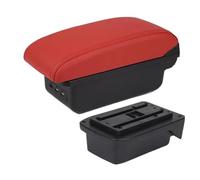 Scatola Bracciolo Per Auto Scatola Portaoggetti Centrale Parti Interne Con Accessori USB Per TOYOTA Per Verso EZ BLNETU(B4 red 3USB)