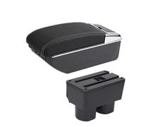 Scatola Bracciolo per Avanza per Rush Box Bracciolo Auto Scatola Portaoggetti Interni Accessori Retrofit Dedicati(D White Line 7USB)