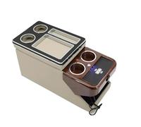 Scatola Bracciolo PER Berlingo V 2021 2022 2023 2024 2025 Di Auto Ringhiera Anteriore Box Set Bracciolo Centrale Negozio Business Business Mobile(E beige Wireless)