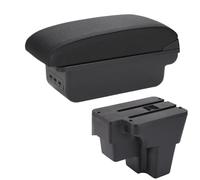 Scatola Bracciolo Per KIA Per RIO Per STONIC Per Cerato 2015-2022 Bracciolo Auto Europa Sud Parti Retrofit Scatola Immagazzinaggio Accessori Scatola Bracciolo Auto Portaoggetti(B2 Black line 3USB)