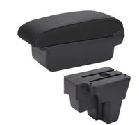 Scatola Bracciolo Per KIA Per RIO Per STONIC Per Cerato 2015-2022 Bracciolo Auto Europa Sud Parti Retrofit Scatola Immagazzinaggio Accessori Scatola Bracciolo Auto Portaoggetti(C2 Black line NO USB)