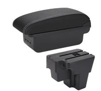 Scatola Bracciolo Per KIA Per RIO Per STONIC Per Cerato 2015-2022 Bracciolo Auto Europa Sud Parti Retrofit Scatola Immagazzinaggio Accessori Scatola Bracciolo Auto Portaoggetti(B3 Black white 3USB)