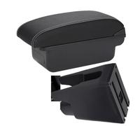 Scatola Bracciolo Per Peugeot 107 Bracciolo Accessori Auto Negozio Scatola Dettaglio Interni Semplice Installazione Bracciolo Scatola Bracciolo Auto Portaoggetti(C3 Black white NOUSB)