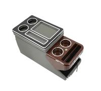 Scatola Bracciolo PER Peugeot PER Traveller 2016+ Auto Bracciolo Centrale Universale Per Auto Set Di Ringhiere Anteriori Per File Mobili(C gray)