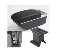 Scatola Bracciolo Per Toyota IQ Bracciolo Auto Interno Parti Centrale Scatola Portaoggetti Con Luce USB(B2 black line NO USB)