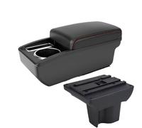 Scatola Bracciolo Per Toyota Per Avanza Per Rush Per Aruz Box Bracciolo Auto Scatola Portaoggetti Interna Retrofit Dedicata Accessori Box Bracciolo Bracciolo Auto Portaoggetti(A1 Black red NO USB)