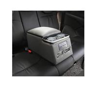 Scatola Bracciolo Portaoggetti Interna PER Renault Per KOLEOS Per CAPTUR Per KADJAR Corrimano Posteriore Interno Auto Con Atmosfera E Ricarica USB(Model A Grey)