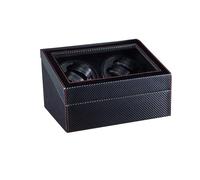 Scatola carica orologi automatica 4 + 6 porta in legno portaoggetti Display Custodia a doppia testa for motore Grande capacità(Type B)