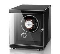Scatola Carica Orologi Automatica per 1, 2, 4, 6 Orologi, Scatola espositiva per Pianoforte con Cuscino Flessibile in Legno e Motore Silenzioso, Custodia per riporre Gli Orologi