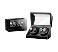 Scatola Carica Orologio Automatico 4+0 Watch Winder Per Orologi Da Polso Con Motore Silenzioso 5 Modalità Di Rotazione Alimentato Da Cavo USB Adatto
