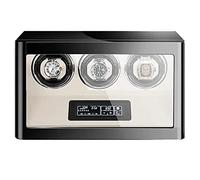 Scatola Carica Orologio Automatico Per 2 3 4 6 Orologi Illuminazione A LED E LCD Touch Control Scatola Di Stoccaggio In Legno Con Motore Silenzioso Avvolgitore Di Orologi (Size : 2+0)