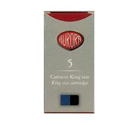 Scatola Cartucce Colorate Aurora King Size (Blu-Nero)