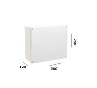 SCATOLA 300x220x120mm P.LISCE IP66 CASSETTA DERIVAZIONE.