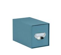 Rössler Papier 1327452150 - S.O.H.O. Cassetto porta CD, con etichetta inseribile e maniglia, denim, 1 pezzo