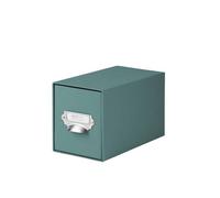 Rössler Papier 1327452380 - Cassetto per CD S.O.H.O, opale, 143 x 158 x 261 mm, per circa 47 CD, con etichetta e maniglia