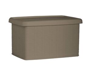 Scatola Chiusa 29x19x16 Elegance Tortora Marrone Stefanplast