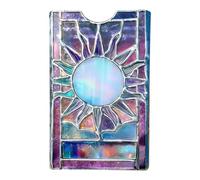 Scatola colorata per tarocchi, supporto universale per carte di tarocchi, custodia protettiva per tarocchi, scatola per carte mistiche con sole mistico, per la maggior parte delle carte di tarocchi o