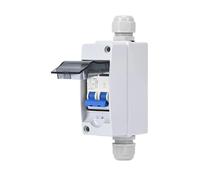 Scatola combinatrice fotovoltaica solare Interruttore automatico DC con scatola di giunzione 12V 24V 48V 500V 1000V IP65(DC12-240V,40A)