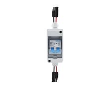 Scatola combinatrice solare fotovoltaica con interruttore automatico IP65 2 vie 1 ingresso 1 uscita CC con cavi corrispondenti Scatola impermeabile