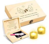 Scatola commemorativa per aborto spontaneo per madri, scatola commemorativa per aborto spontaneo con candela, regalo commemorativo per la perdita di bambini, regalo commemorativo per la perdita di