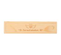 Scatola Commemorativa per Test di Gravidanza, Annuncio Sorpresa | Legno Beige, Compatta e Pratica, Protezione per Ricordo, Regalo per Marito e Nonni