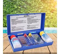 Scatola Compatta per Test del PH Essenziale per Piscine e Sorgenti Termali Kit per Test Accurato della qualità dell'Acqua da 15 Cm