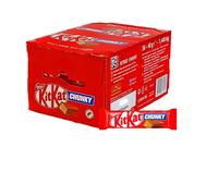 Scatola completa KitKat Chunky Chocolate Barrette Croccante Cialda ricoperta ...
