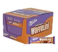 Scatola completa Milka Waffelini Chocomax Cialda di Cacao Coperta Tavoletta d...