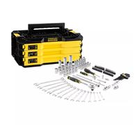 Scatola con 3 cassetti attrezzata PRO-STACK 126 pezzi - Stanley Fatmax - FMMT98107-1